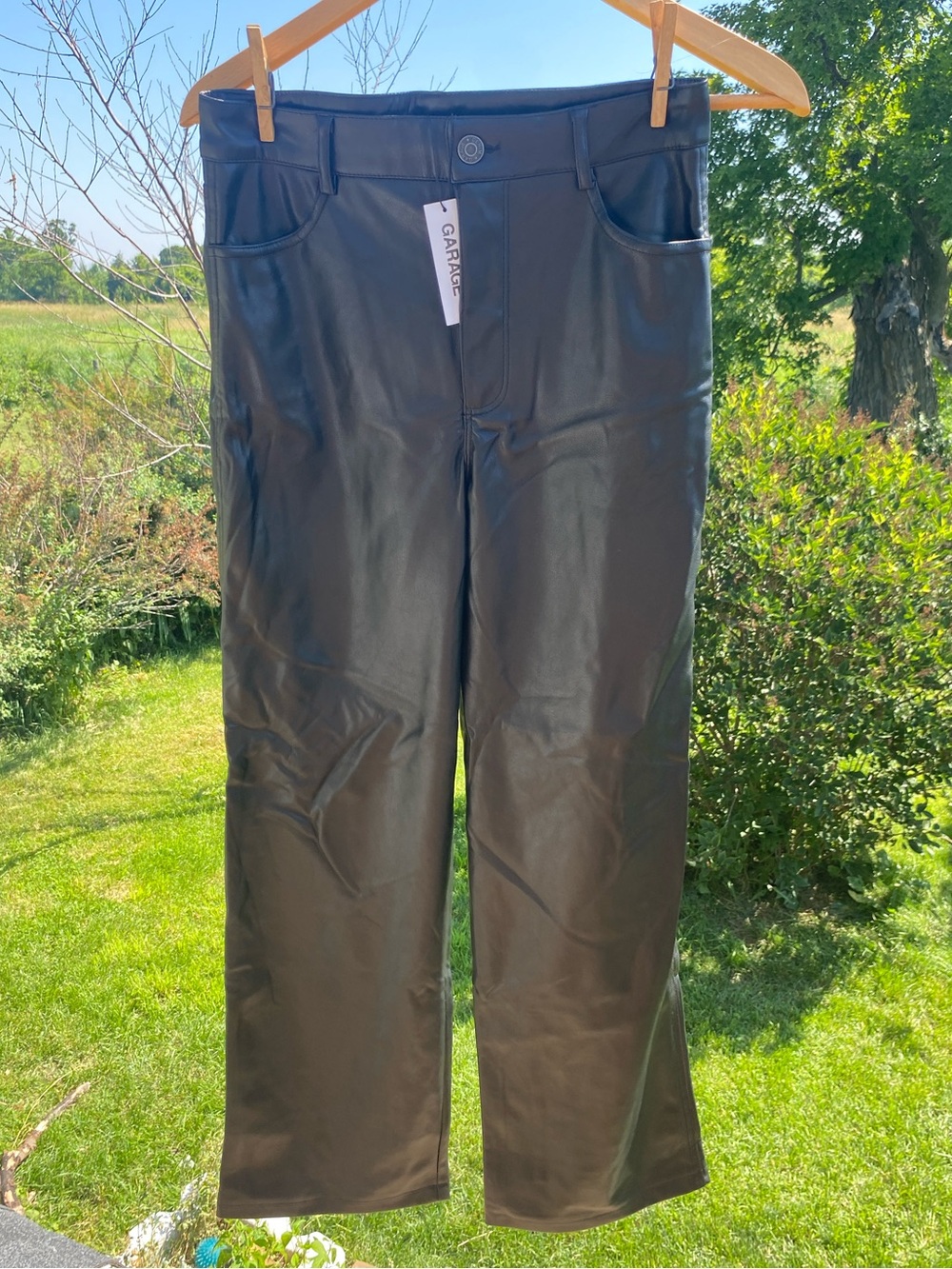 Garage Faux Leather Pants